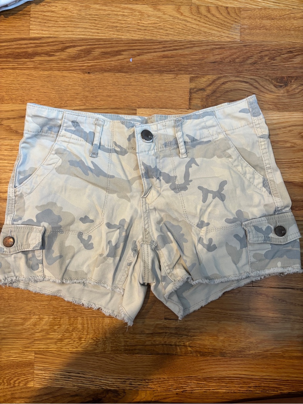 Women’s Light Camo Short Shorts